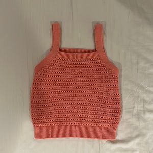 Crochet style tank top in perfect (worn once) condition.